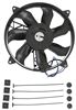 electric fans 12 inch diameter derale high-output radiator fan-and-shroud assembly - 1 650 cfm