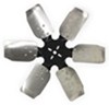 18 inch diameter standard rotation derale rigid aluminum-blade race fan - belt driven 8 000 rpm