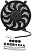 14 inch diameter derale high-output electric single radiator fan - 2 100 cfm