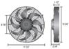 Derale 10 Inch Diameter Radiator Fans - D18910