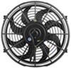 electric fans 12 inch diameter derale dyno-cool curved-blade fan - 810 cfm