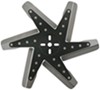 15 inch diameter reverse rotation derale stainless steel flex fan black - belt driven 8 000 rpm