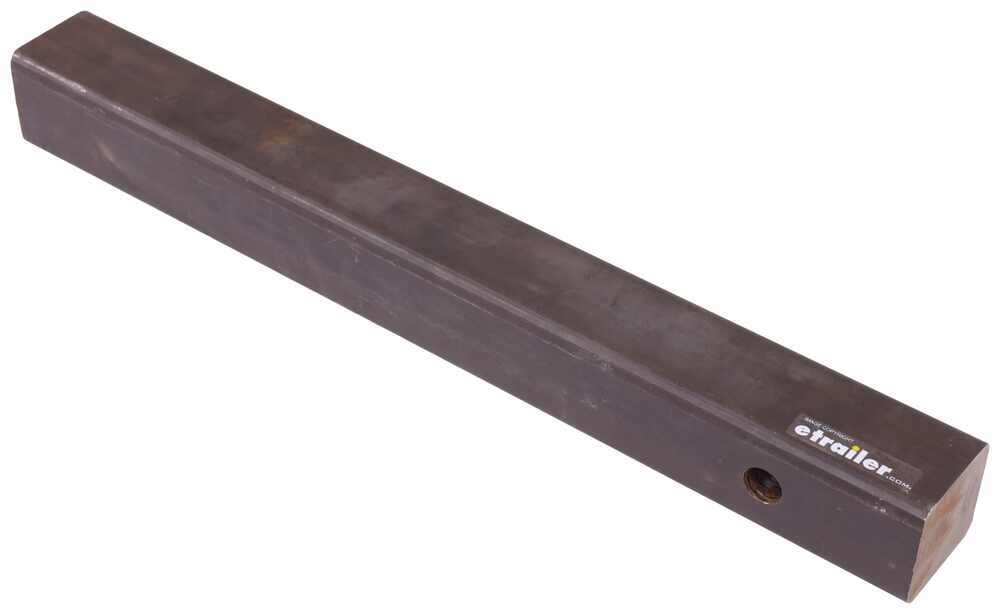 Curt Solid Steel 2" Hitch Bar with Raw Finish - 18" Long - D33