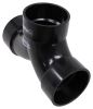 sewer elbows 3 inch diameter valterra double elbow dwv fitting for rv system - 90-degree hub