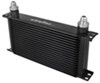 stacked-plate cooler standard mount derale 19-row high-performance with -8 an fittings - class v