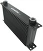 stacked-plate cooler standard mount derale 19-row high-performance with -10 an o-ring inlets - class v