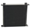 standard mount derale 34-row high-performance stacked-plate cooler with -10 an o-ring inlets - class v