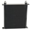 standard mount derale 40-row high-performance stacked-plate cooler with -8 an fittings - class v