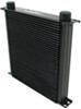 stacked-plate cooler standard mount derale 40-row high-performance with -10 an fittings - class v