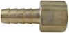Derale 3/8" NPT Female x 3/8" Barb Straight Hose Fitting Fittings D98105