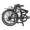 pedal bike 6 speeds dahon dream d6 folding - speed steel frame 20 inch wheels black