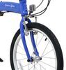 pedal bike dahon mu d8 folding - 8 speed aluminum frame 20 inch wheels blue