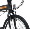 pedal bike 6 speeds dahon hit d6 folding - speed aluminum frame 20 inch wheels matte black and orange