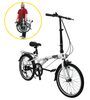 pedal bike dahon dream d6 folding - 6 speed steel frame 20 inch wheels white