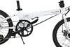 dahon folding bikes pedal bike 20 inch wheels launch d8 - 8 speed aluminum frame white