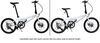 dahon folding bikes pedal bike 25-1/2l x 15w 32-5/16t inch launch d8 - 8 speed aluminum frame 20 wheels white