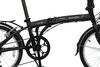 pedal bike 6 speeds dahon suv d6 folding - speed aluminum frame 20 inch wheels black