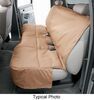 bench seat canine covers custom-fit protector for rear seats - tan