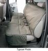 bench seat canine covers custom-fit protector for rear seats - misty gray
