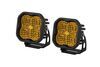 pod light pair of lights diode dynamics ss3 pro led w/ bracket - flood 5 220 l 3 inch cube qty 2
