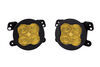 pod light pair of lights diode dynamics ss3 max led fog w/ backlight - sae beam yellow 7 920 lumens