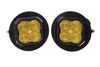 pod light pair of lights diode dynamics ss3 sport led fog w/ backlight - sae beam yellow 1 930 lumens