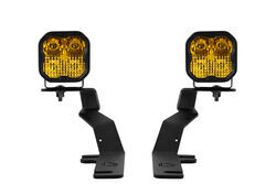 Diode Dynamics SS3 Sport LED Ditch Lights - Custom Fit - Combo Beam - Yellow Light - 1,930 Lumens - DDY95VV