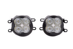 Diode Dynamics SS3 Sport LED Fog Lights w/o Backlight - SAE Fog Beam - White Light - 2,262 Lumens - DDY98JR