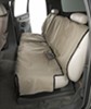 canine covers econo seat protector for rear bench seats with headrests - large high back taupe