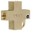 trailer brakes brake line components deemaxx cross fitting for hydraulic hose - brass 3/16 inch female inverted flares