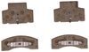 trailer brakes disc deemaxx ceramic brake pads with stainless steel back plates - 10 000 lbs to 12