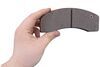 trailer brakes deemaxx ceramic brake pads with stainless steel back plates - 10 000 lbs to 12