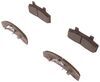 trailer brakes disc deemaxx ceramic brake pads with stainless steel back plates - 7 000 lbs to 8