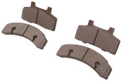 DeeMaxx Ceramic Brake Pads with Stainless Steel Back Plates - 7,000 lbs to 8,000 lbs - DE88VR