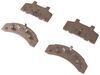 trailer brakes deemaxx ceramic brake pads with stainless steel back plates - 7 000 lbs to 8