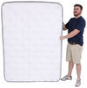 three quarter mattress 75l x 48w inch denver rest easy plush rv foam - 75 long 48 wide