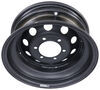 wheel only dexstar steel galvstar mod trailer - 15 inch x 6 rim on 5-1/2 pebbled black