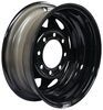 wheel only dexstar steel spoke trailer - 16 inch x 6 rim 8 on 6-1/2 black powder coat