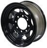 wheel only 16 inch dexstar steel spoke trailer - x 6 rim 8 on 6-1/2 black powder coat