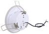 puck light 3-1/8 inch diameter 12v rv led - recessed white housing