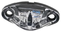 Dragon's Eye LED Clearance or Side Marker Light - Weatherproof - Oval - 2 Diodes - Amber LEDs