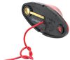 clearance lights 2-5/8l x 1-1/4w inch dragon's eye led or side marker light - weatherproof oval 2 diodes red lens