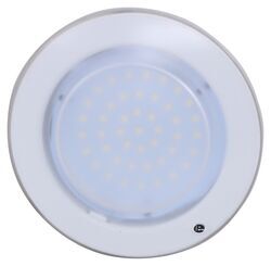 12V RV LED Puck Light - Recessed - 4-1/2" Diameter - White Housing - DG52525VP