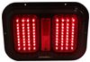 tail lights stop/turn/tail led trailer light w/ reflector - stop turn weatherproof 80 diodes red lens