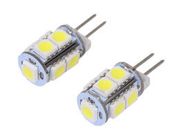 G4/JC10 LED Light Bulb - 2-Pin Base - 360 Degree - 165 Lumens - Cool White - Qty 2 - DI33VR