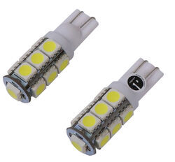 906/921 LED Light Bulb - Wedge Base - 360 Degree - 215 Lumens - Cool White - Qty 2