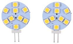 G4/JC10 LED Light Bulb - 2-Pin Base - 180 Degree - 180 Lumens - Warm White - Qty 2
