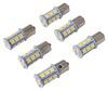 replacement bulbs 1141/1156 led bulb - single contact bayonet 360 degree 210 lumens warm white qty 6