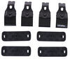 fit kits custom dk kit for 4 rhino-rack 2500 series roof rack legs - naked