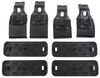 custom dk fit kit for 4 rhino-rack 2500 series roof rack legs - naked